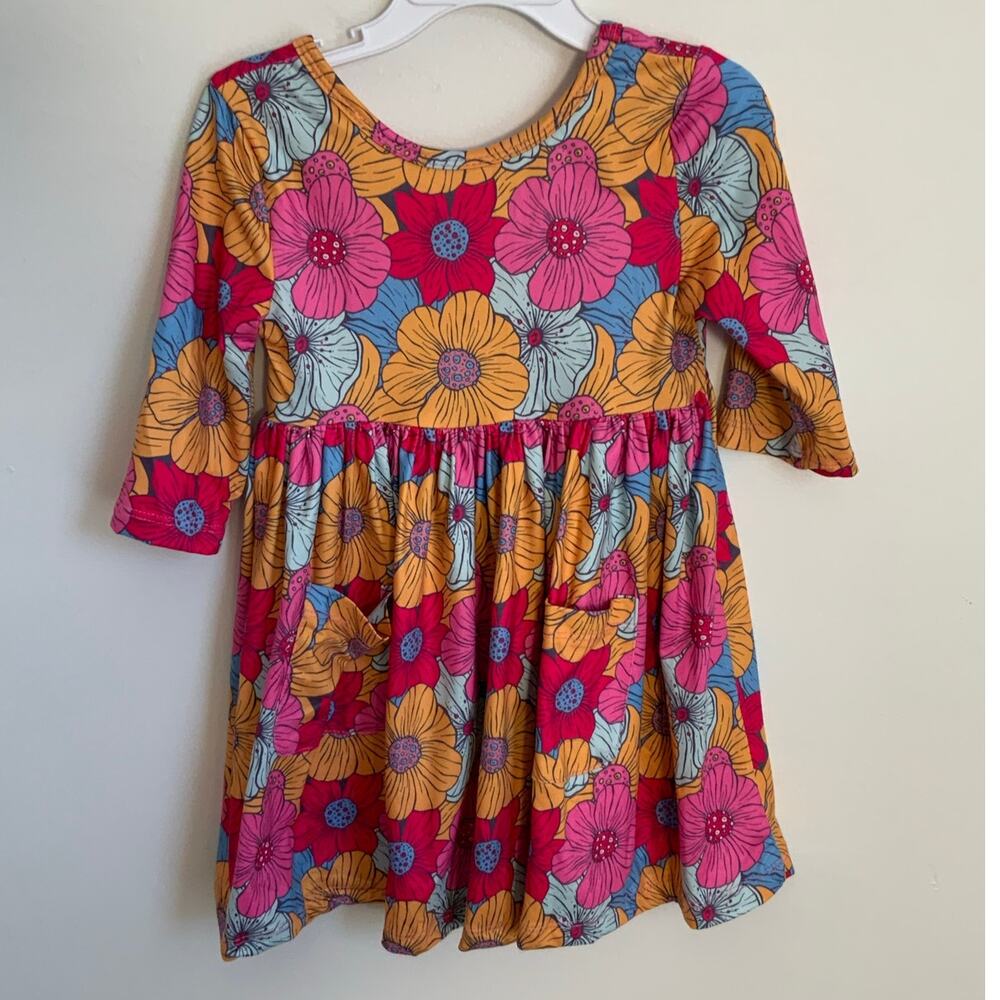 Mila & Rose Twirl Dress Wonderland Floral NWT‎ size 2T